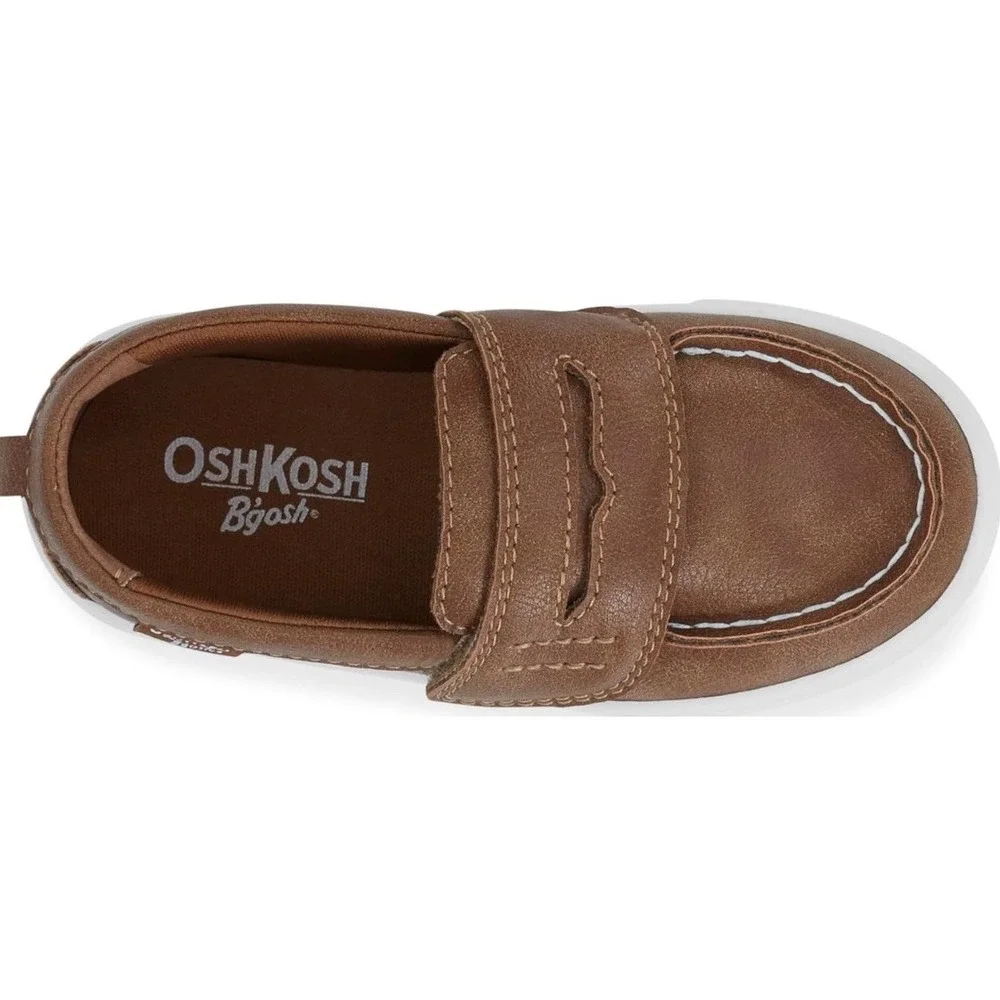 Oshkosh B'Gosh Sail hook and loop shoes Brown size 6
